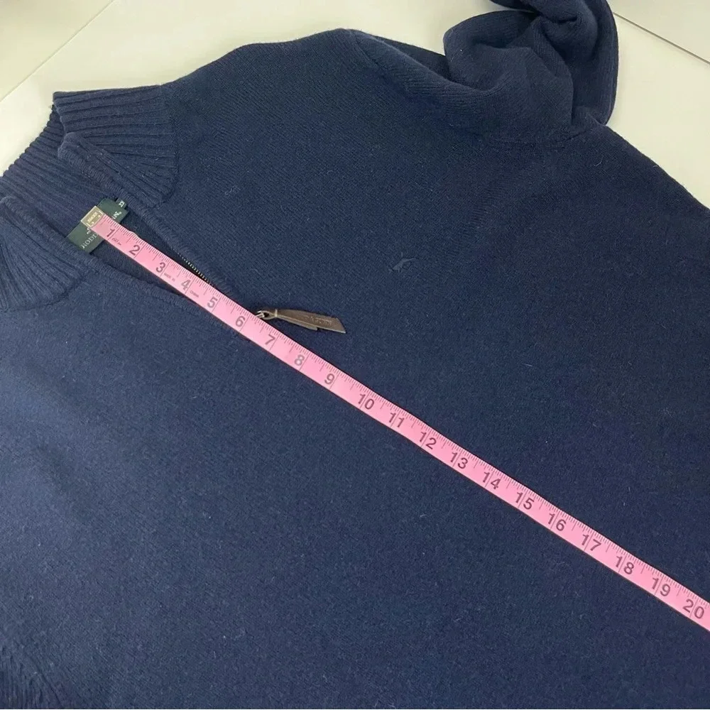 NEW Rodd & Gunn Wool Sweater Mens 2XL Navy Blue Pullover Quarter Zip NWOT